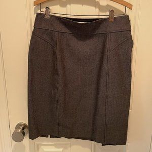 Banana Republic Stretch Gray Pencil Skirt